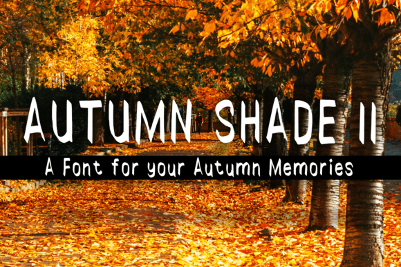 Autumn Shade II: A Playful Handwritten Font for Creative Branding Projects