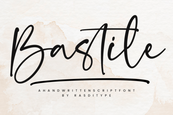 Bastile: A Whimsical Script Font for Crafters and Makers