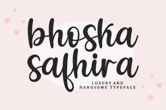 Bhoska Safhira: A Handwritten Font That Elevates Campaign Typography