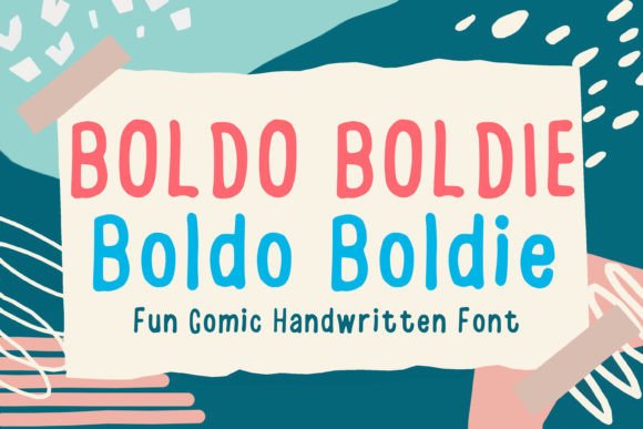 Boldo Boldie: A Handwritten Font That Brings Personality to Every Craft