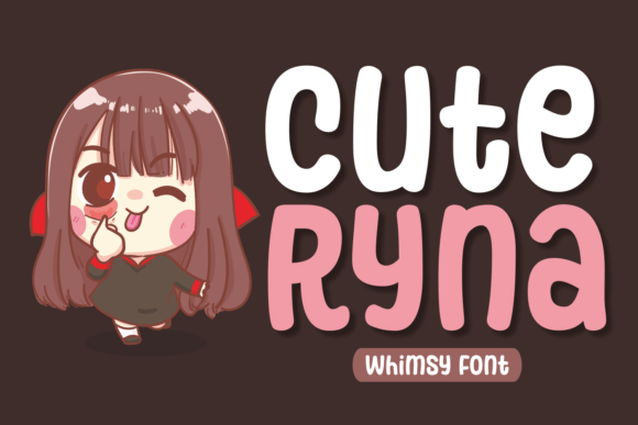 Cute Ryna: A Sweet Script Font for Thoughtful Editorial Design