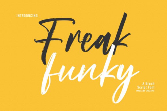 Freak Funky: A Cool Handwritten Font for Modern Editorial Design