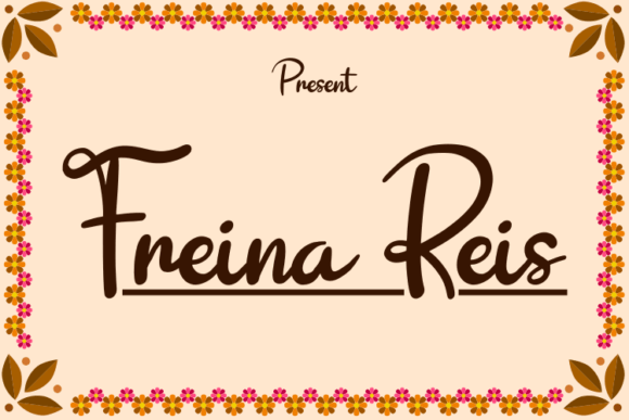 Freina Reis: A Modern Script Typeface That Elevates Small Business Branding