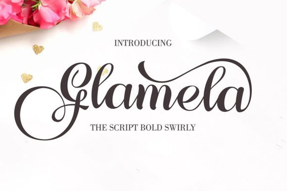 Glamela: A Modern Script Font for Web Designers and Digital Creators