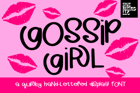 Gossip Girl: A Whimsical Handwritten Font for Creative Branding