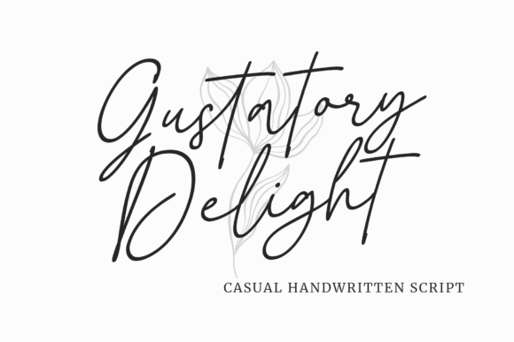 Gustatory Delight: A Script Font for Modern Campaign Design