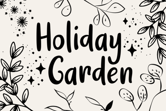 Holiday Garden Font Review: A Designer’s Take on Real-World Use