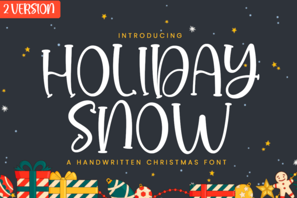 Holiday Snow: A Festive Script Font for Editorial Design