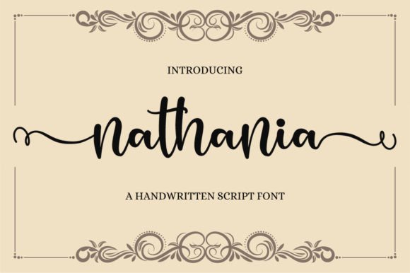 How Nathania Handwritten Font Brought Warmth to a Local Café Brand
