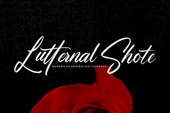 Lutternal Shote: A Handwritten Font That Elevates Small Business Branding