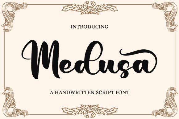 Medusa: A Handwritten Font That Elevates Editorial Design