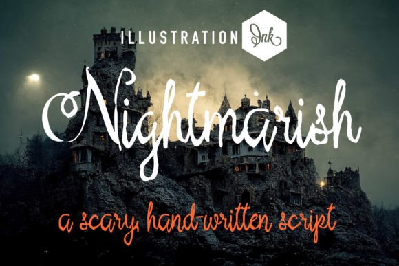 Nightmarish: A Spooky Script Font for Bold Campaign Design