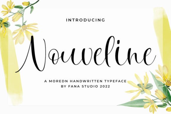Nouveline: A Script Font That Elevates Campaign Visuals with Style and Clarity