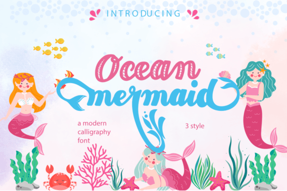 Ocean Mermaid: A Handwritten Font That Elevates Your Brand’s Personality