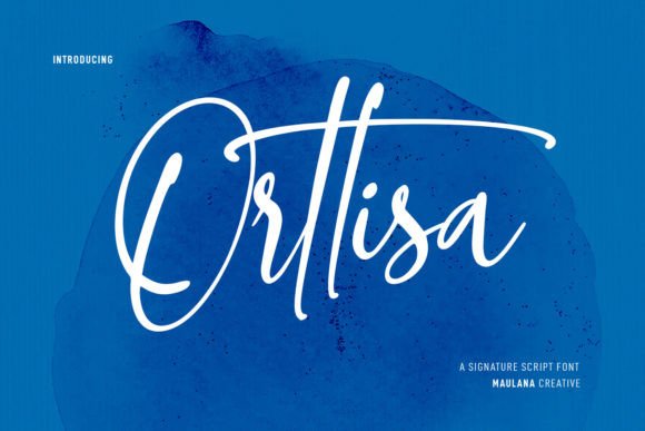 Orttisa: The Script Font That Elevates Campaign Visuals with Elegance and Clarity