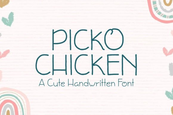 Picko Chicken: A Playful Handwritten Font for Polished Branding