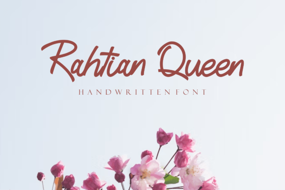 Rahtian Queen: A Classy Handwritten Font for Modern Marketing Visuals