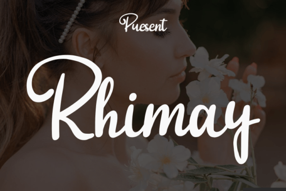 Rhimay: A Modern Script Font for Elegant Campaign Typography