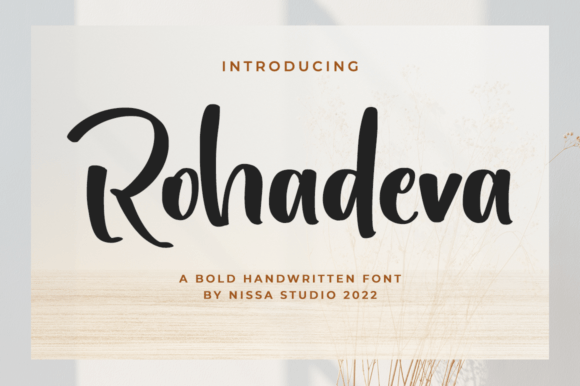 Rohadeva: A Handwritten Font That Elevates Brand Design with Elegance