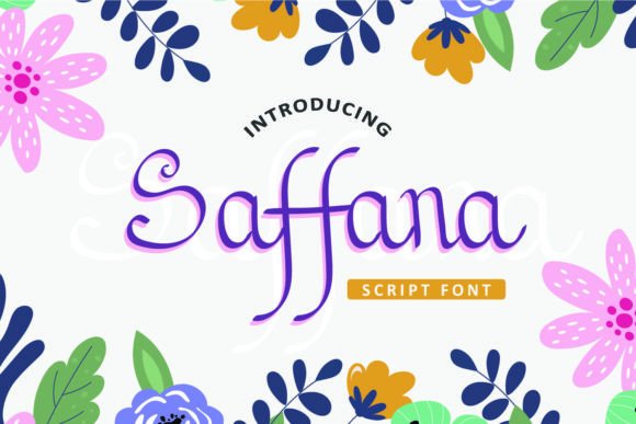 Saffana: A Girly Handwritten Font for Web Design Charm