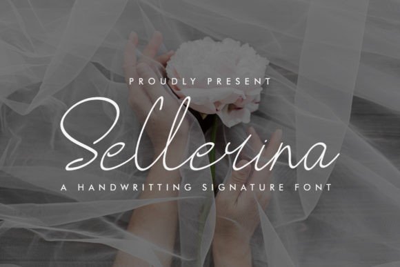 Sellerina: A Dazzling Script Font for Crafters and Product Makers