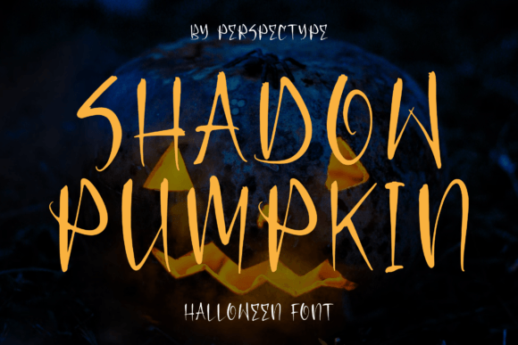 Shadow Pumpkin: A Halloween Font with Editorial Charm