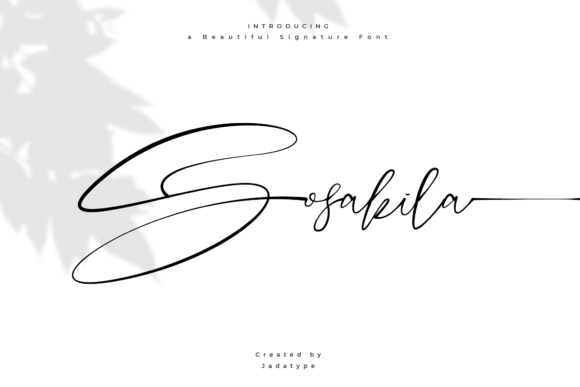Sosakila: A Delicate Script Font for Elegant Web Design