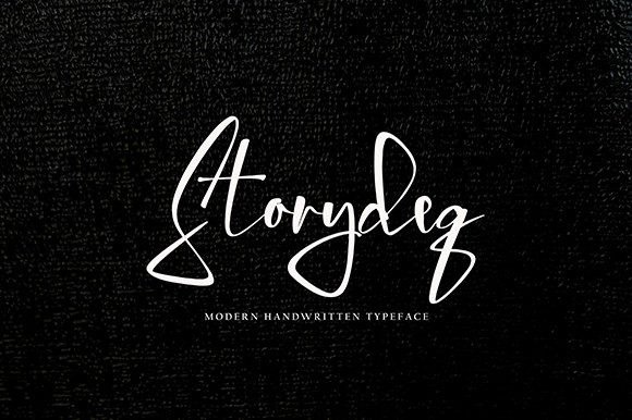 Storydeq: A Refined Handwritten Font for Modern Web Design and Digital Branding