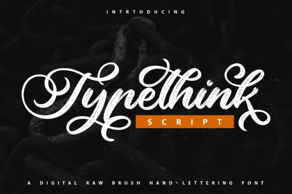 Typethink: A Handwritten Font for Modern Editorial Design