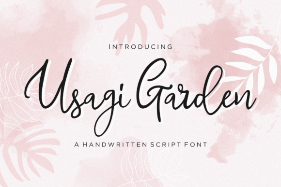 Usagi Garden: A Fresh Script Font for Modern Brand Campaigns